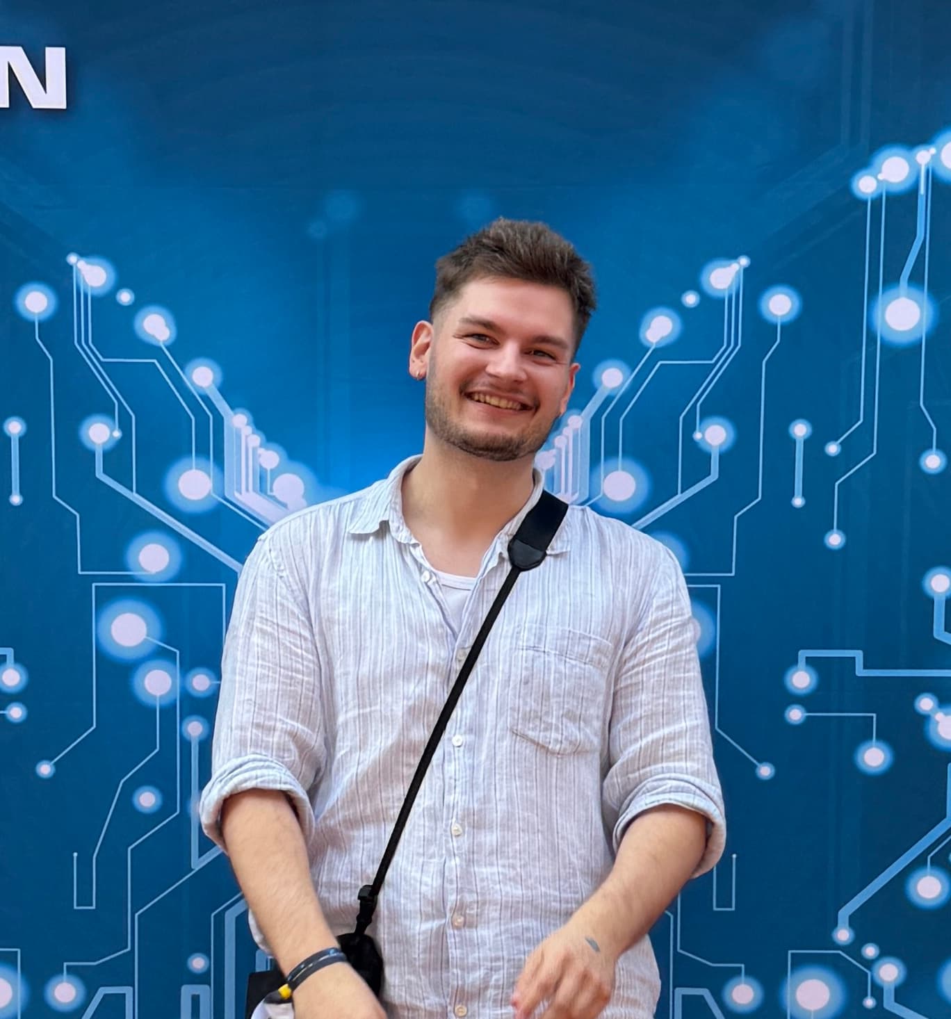 Portrait von Andi auf der Messe